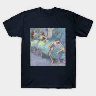 Dancers in the Wings by Edgar Degas T-Shirt